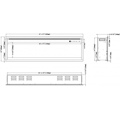 Dimensiones Aflamo Royal PRO 120