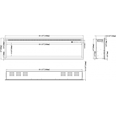 Dimensiones Aflamo Royal PRO 140