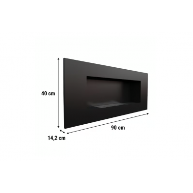 Dimensiones Biochimenea Delta 2 con cristal