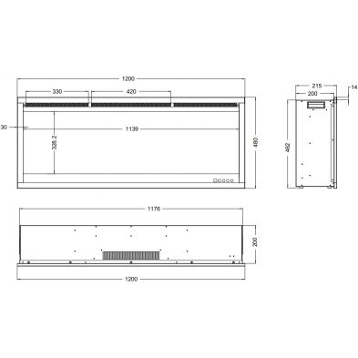 Dimensiones Royal 3D 120