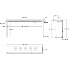 Dimensiones Insertable Aflamo 3D 45x90